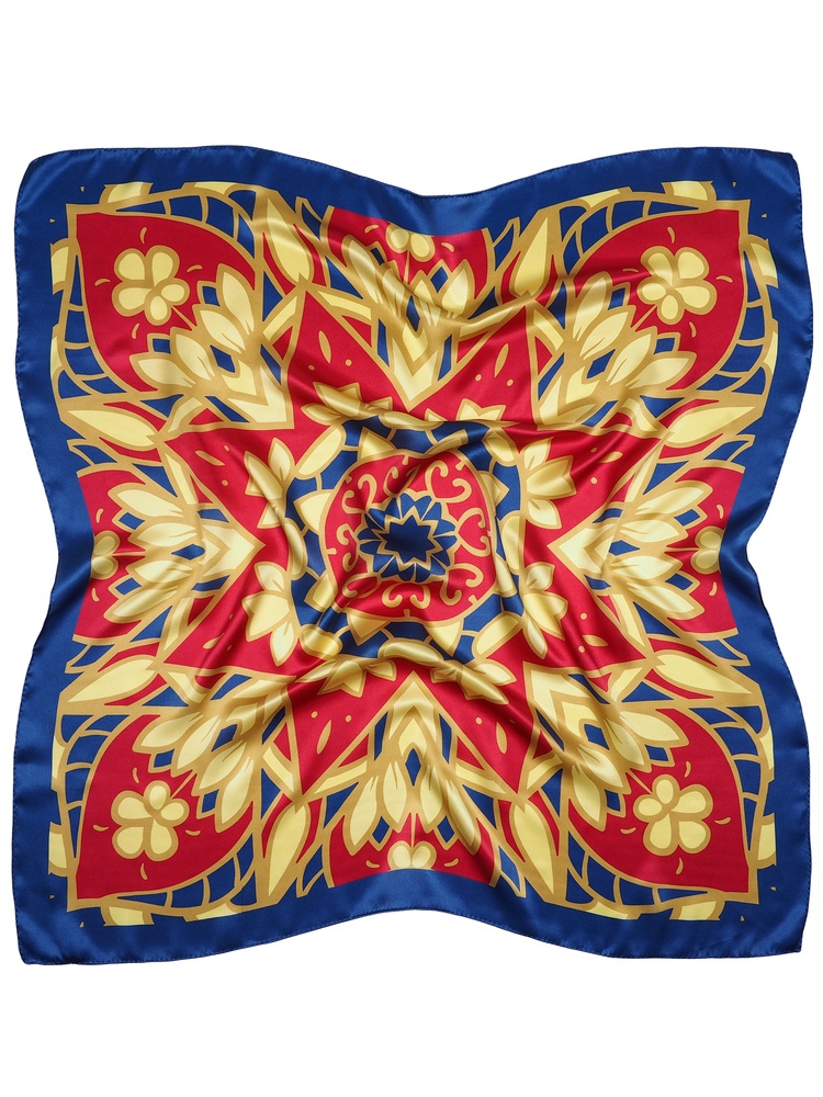 AD-076 Jedwabna apaszka z mandal� 88x88 cm